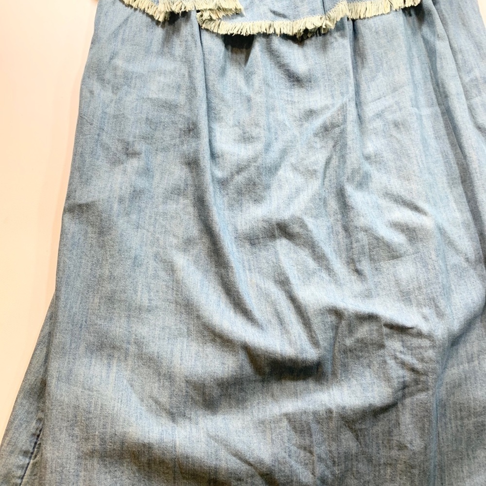 Mossimo Supply & Co Denim Dress XS Raw Hem - Picture 9 of 9